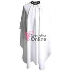 Pelerina de tuns pentru frizerie lunga PFZ002BB 140x115 Alba - Fara Inscriptie